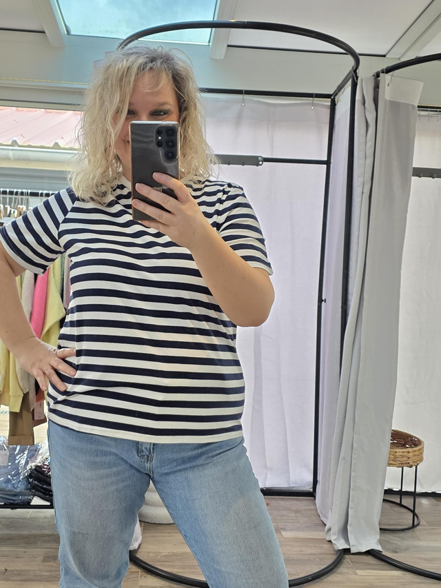 T-shirt Marine