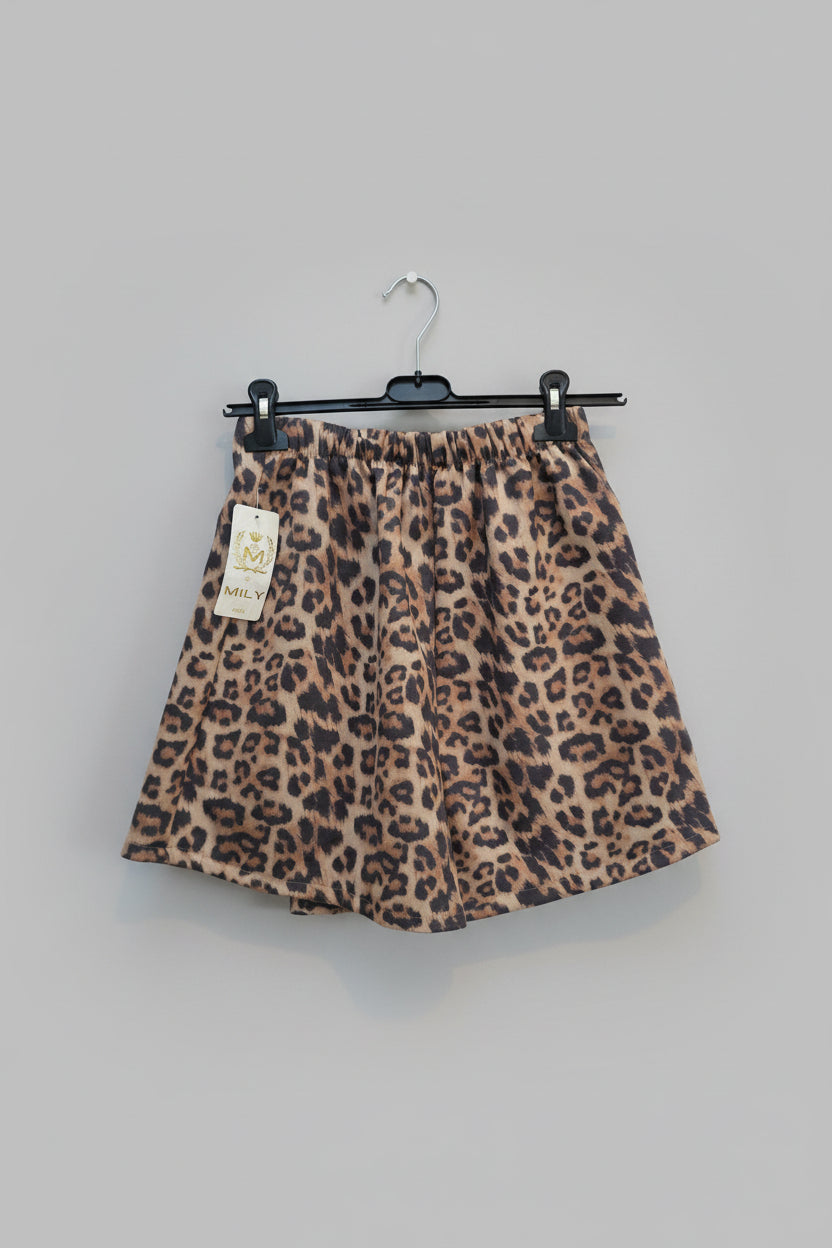 Jupe Short Léopard