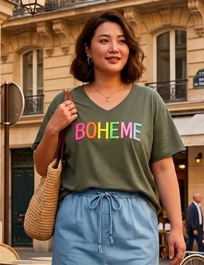 T-shirt Bohème