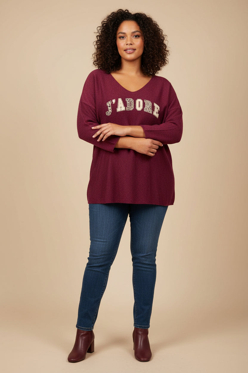 Pull j'Adore