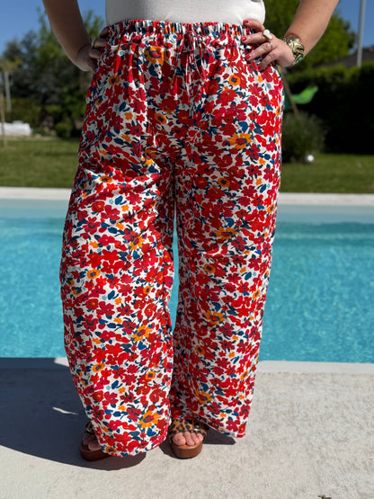 Pantalon Fleurs
