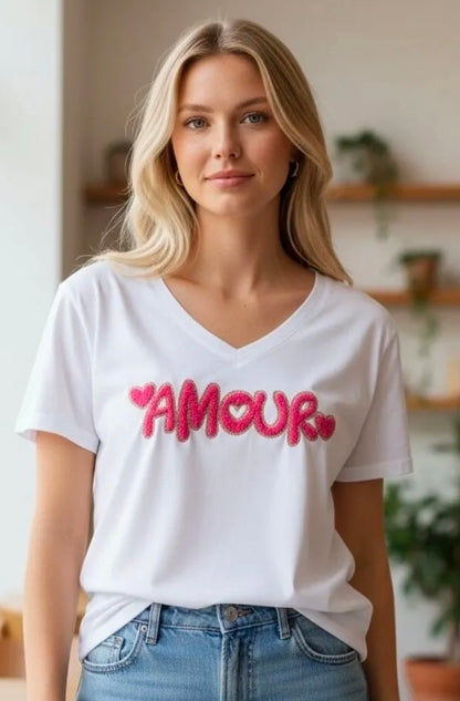T-shirt Amour Coeur