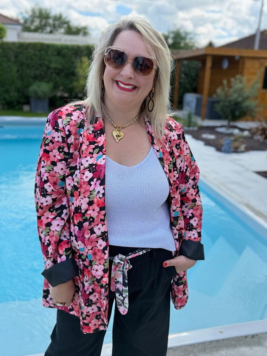 Blazer Fleurs