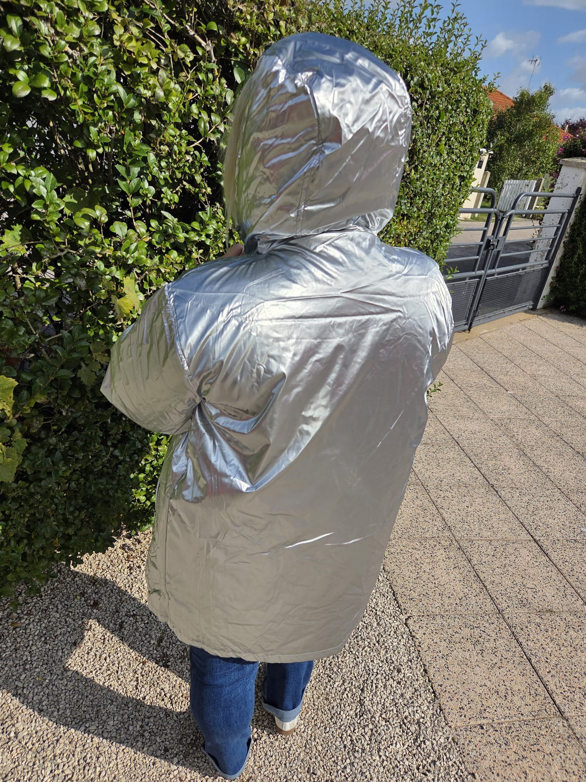 Imperméable Argent