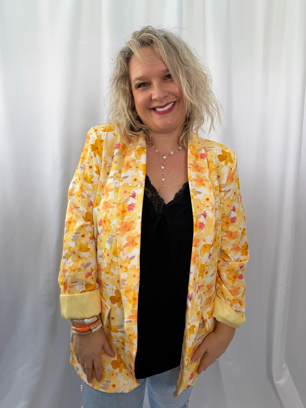 Blazer Fleurs