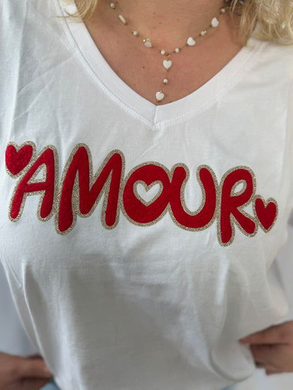 T-shirt Amour Coeur