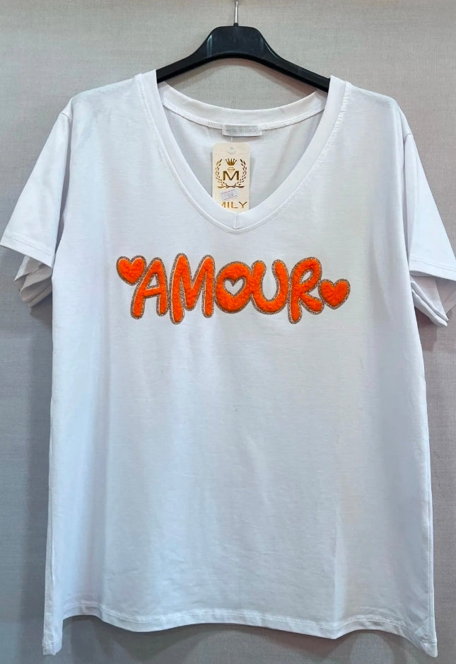 T-shirt Amour Coeur