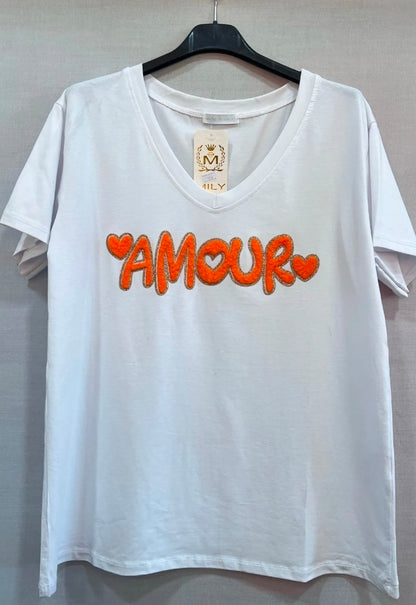 T-shirt Amour Coeur