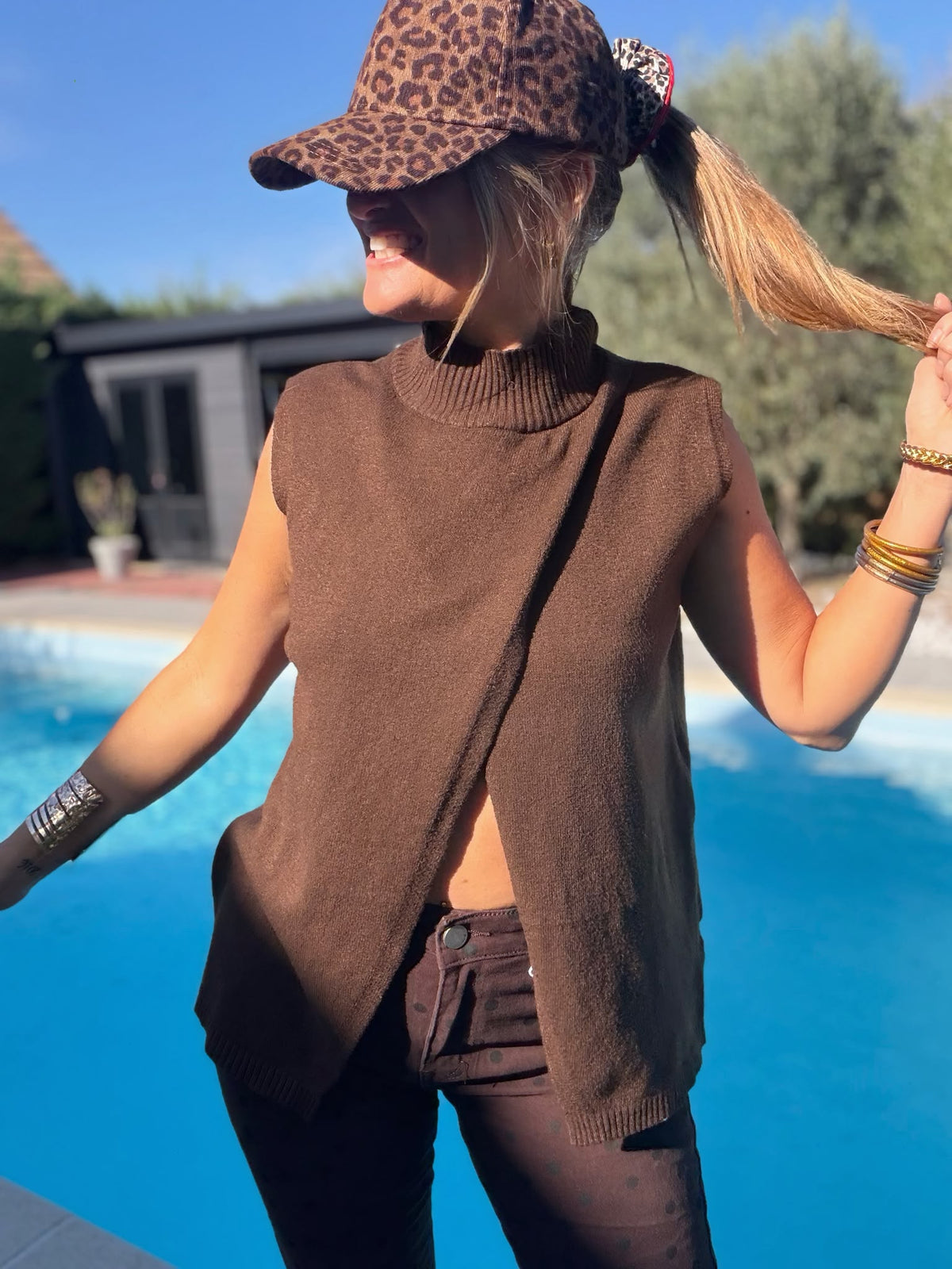 Pull sans manche