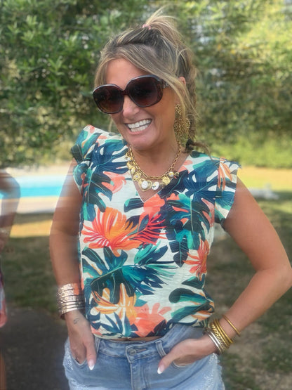Blouse tropical