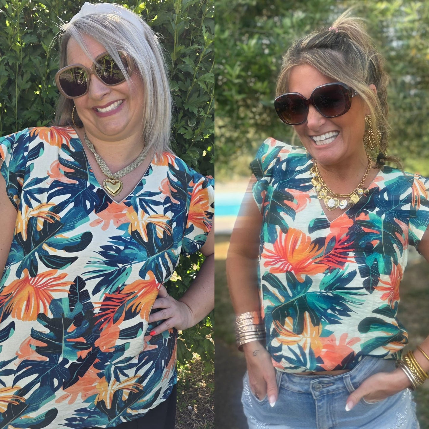 Blouse tropical