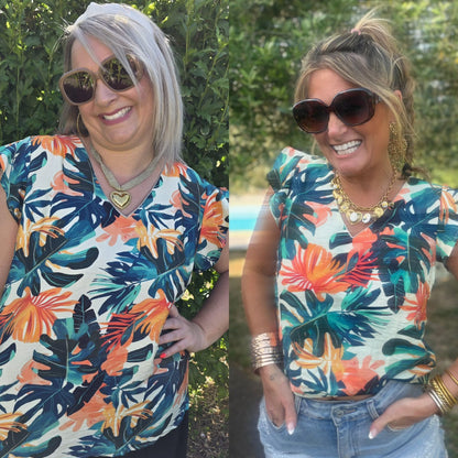 Blouse tropical