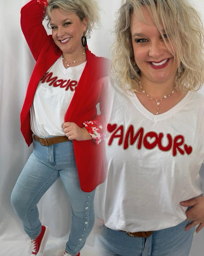 T-shirt Amour Coeur