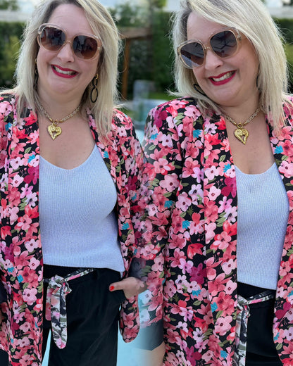 Blazer Fleurs