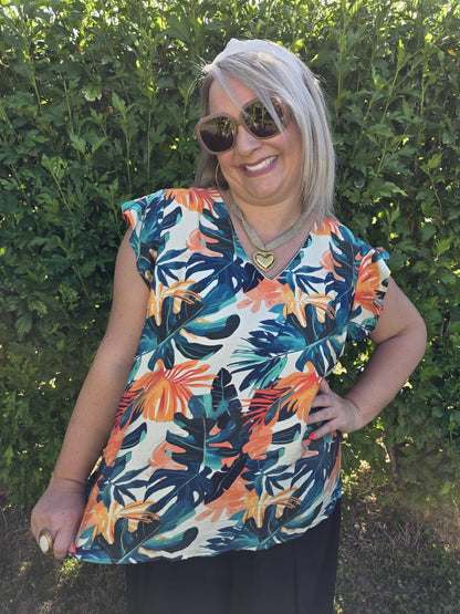 Blouse tropical