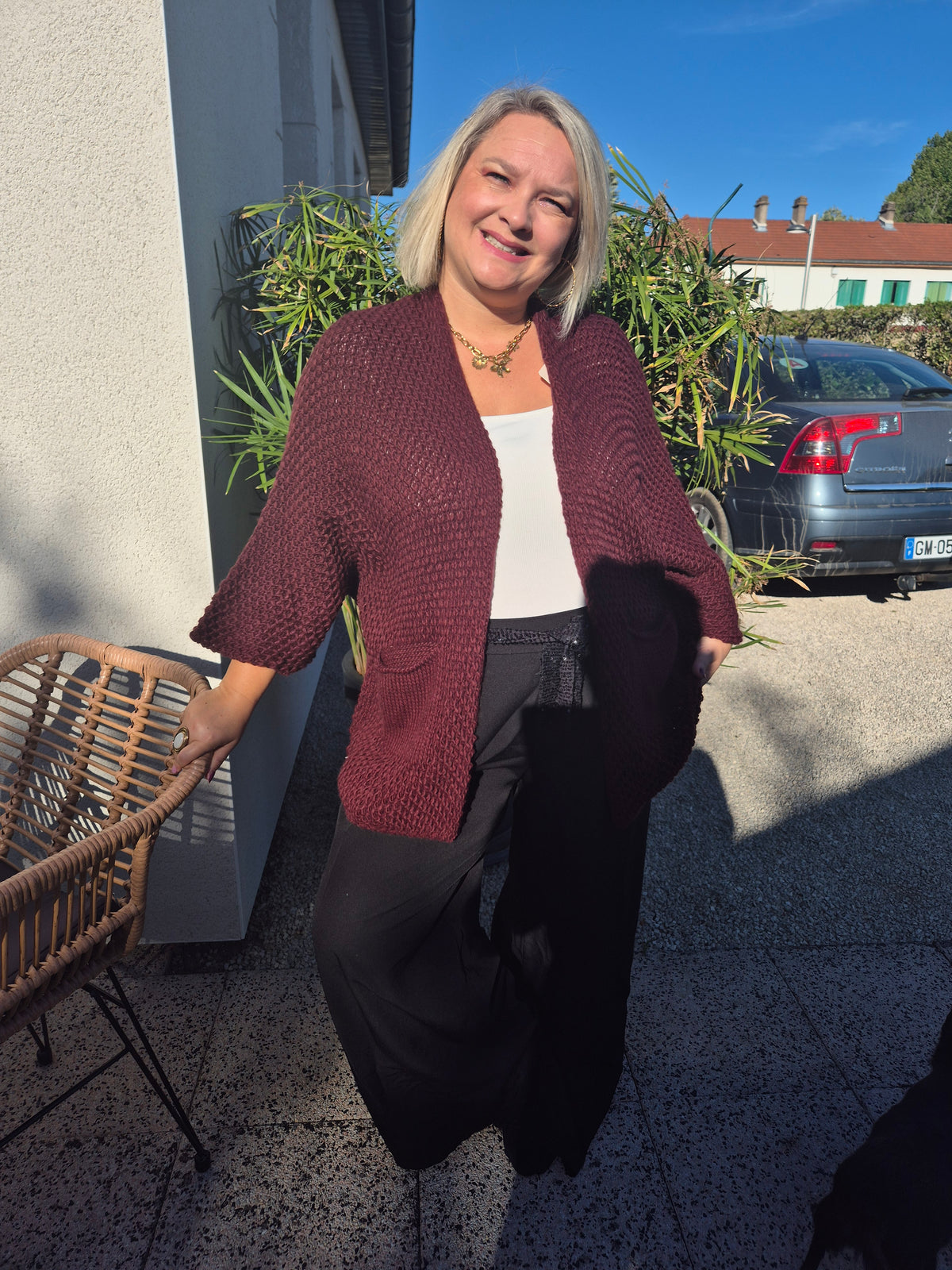 Gilet Grosse maille