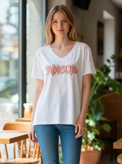 T-shirt Amour Coeur