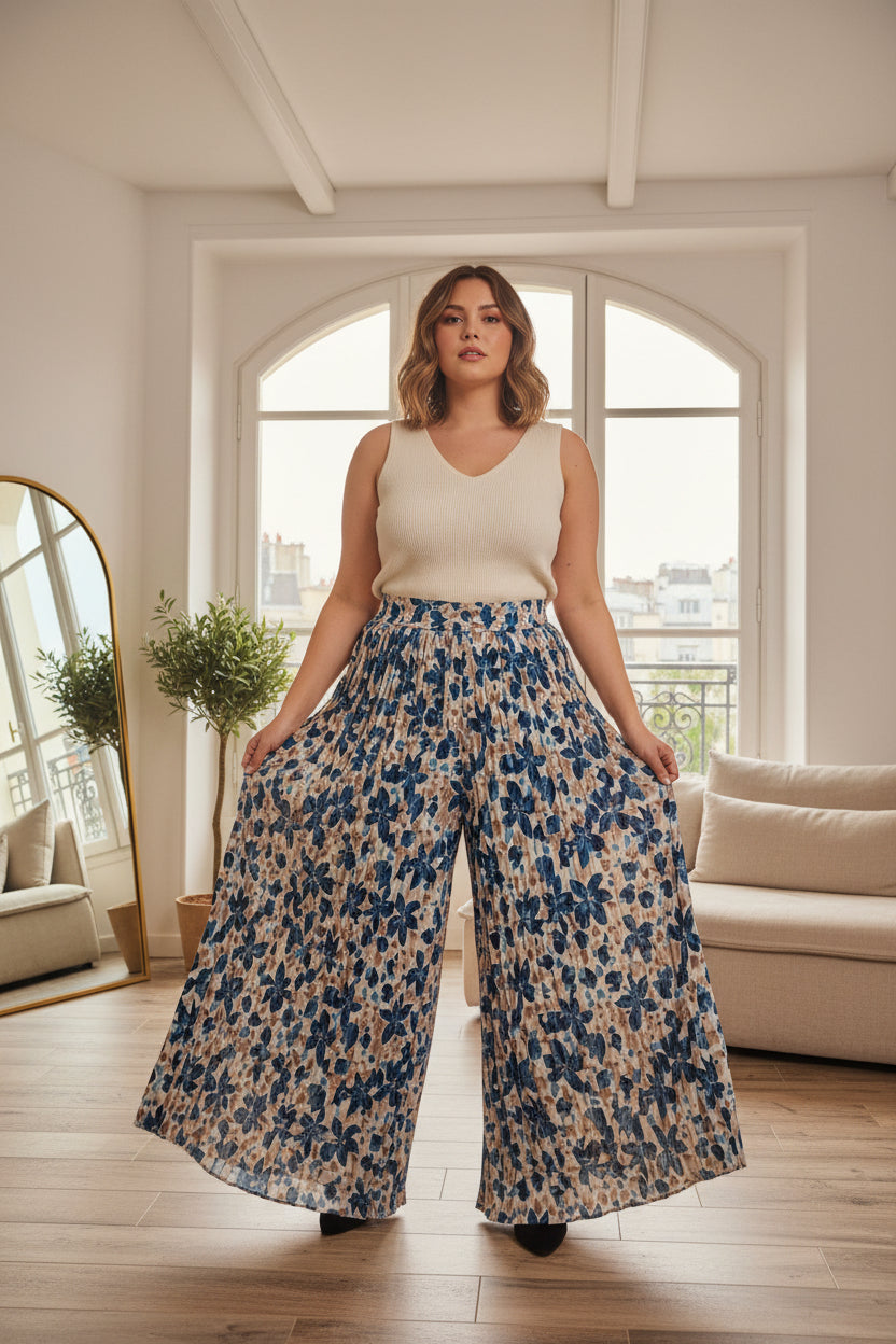 Pantalon Plissé