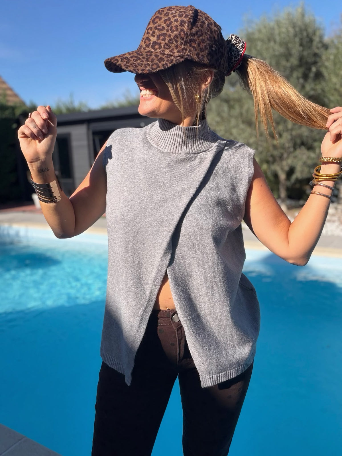 Pull sans manche