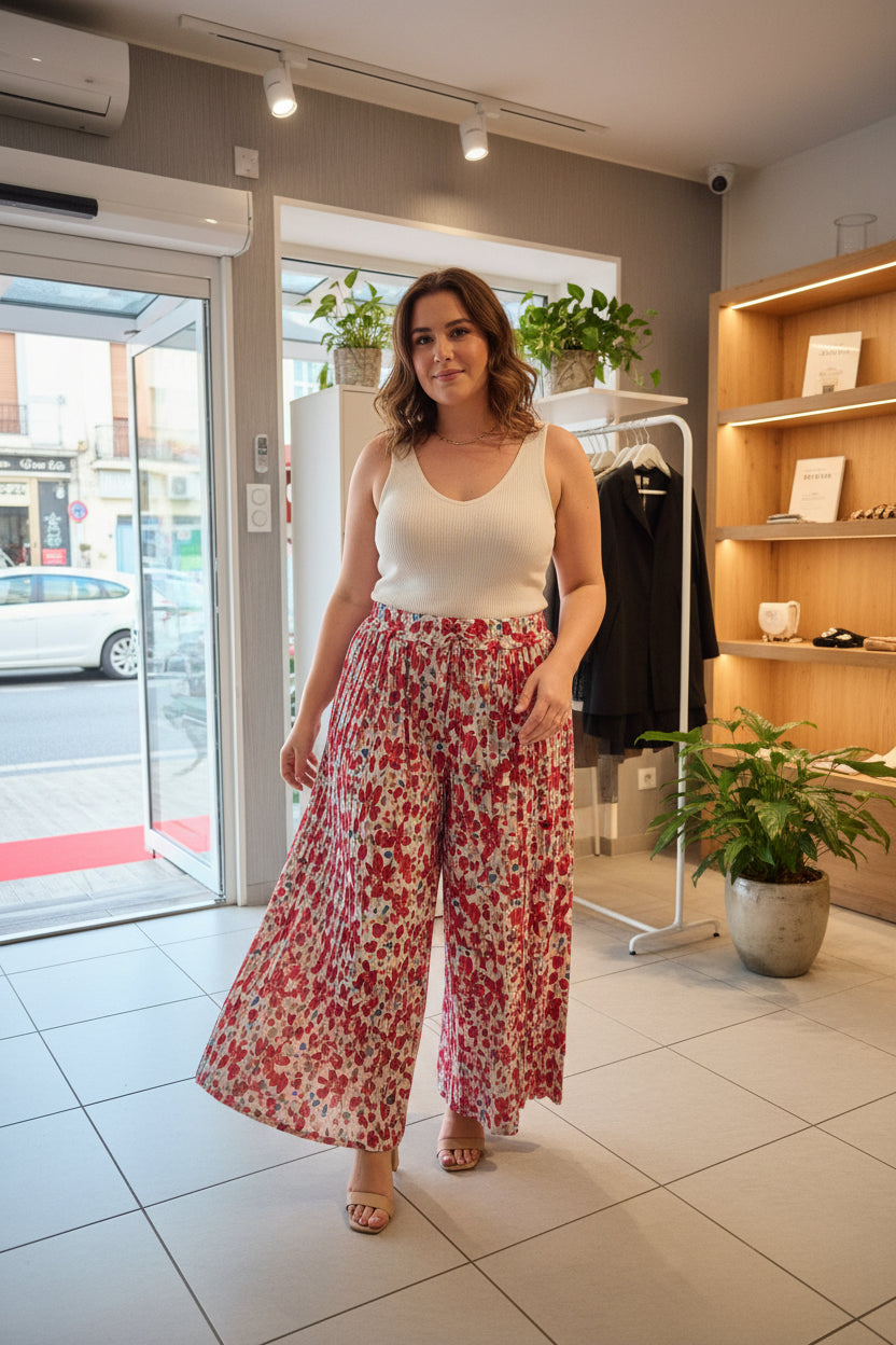 Pantalon Plissé